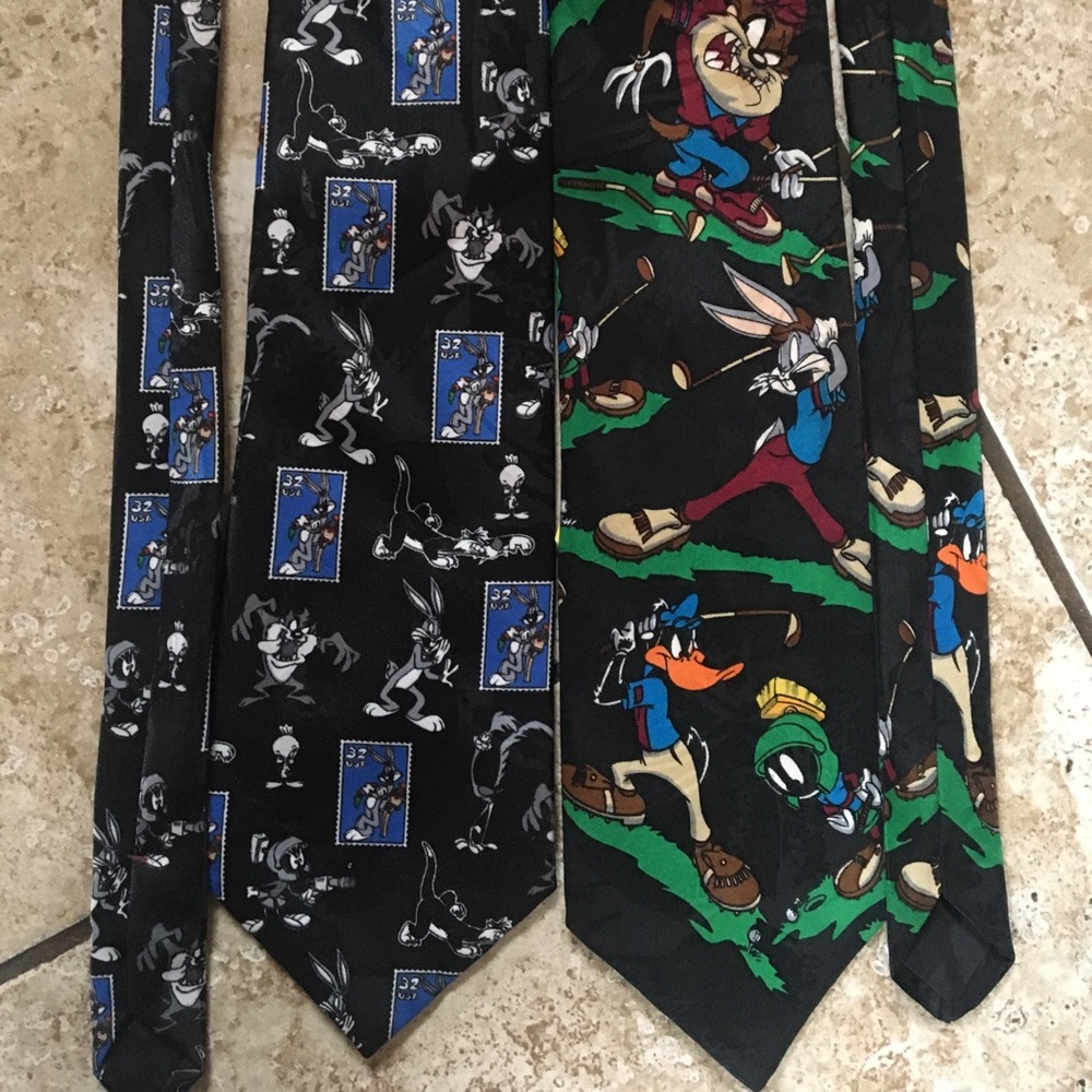 Vintage looney tunes ties